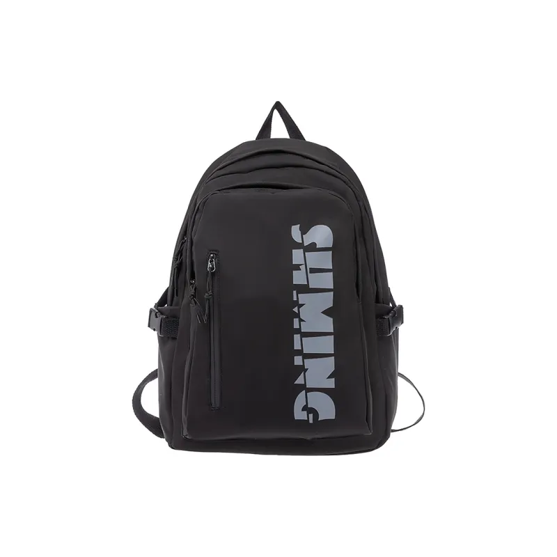 OURFUN Nylon Backpack Regular Women's Ecru/Dark Gray/Black/Green/Blue-2