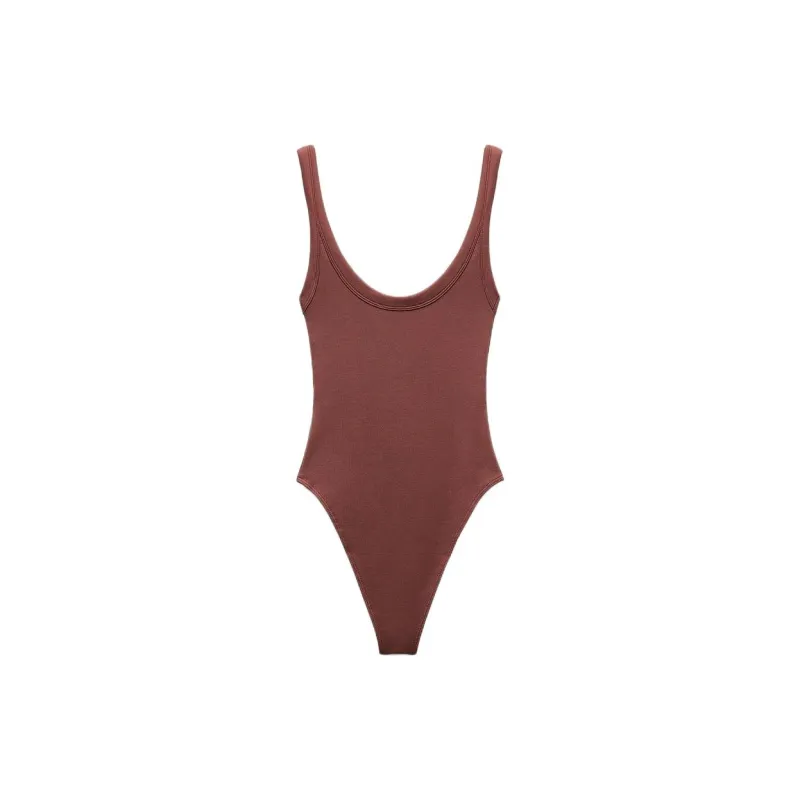 ZARA Bodysuits Women's Brown-1