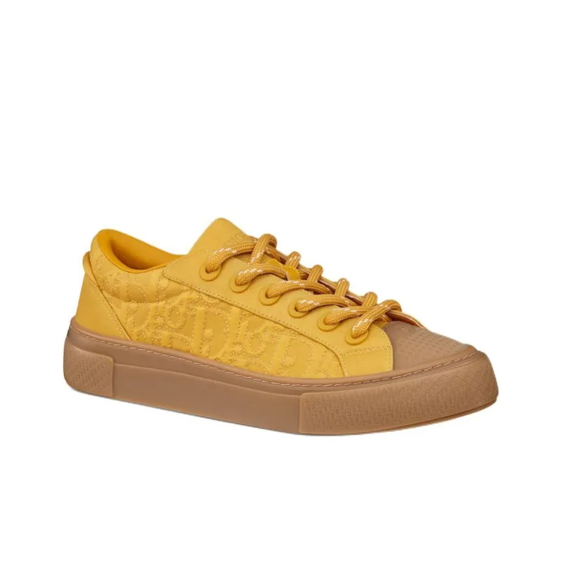 STONE ISLAND x DIOR B33 Platform Shoes Low Top Skateboard Shoes Men's Yellow-2