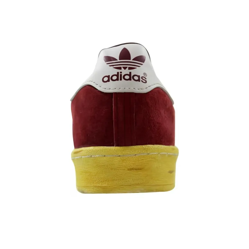 Mita Campus x Adidas 80s Cardinal Cushioning Wear-Resistant Low-Top Skateboard Shoes Unisex Red-2