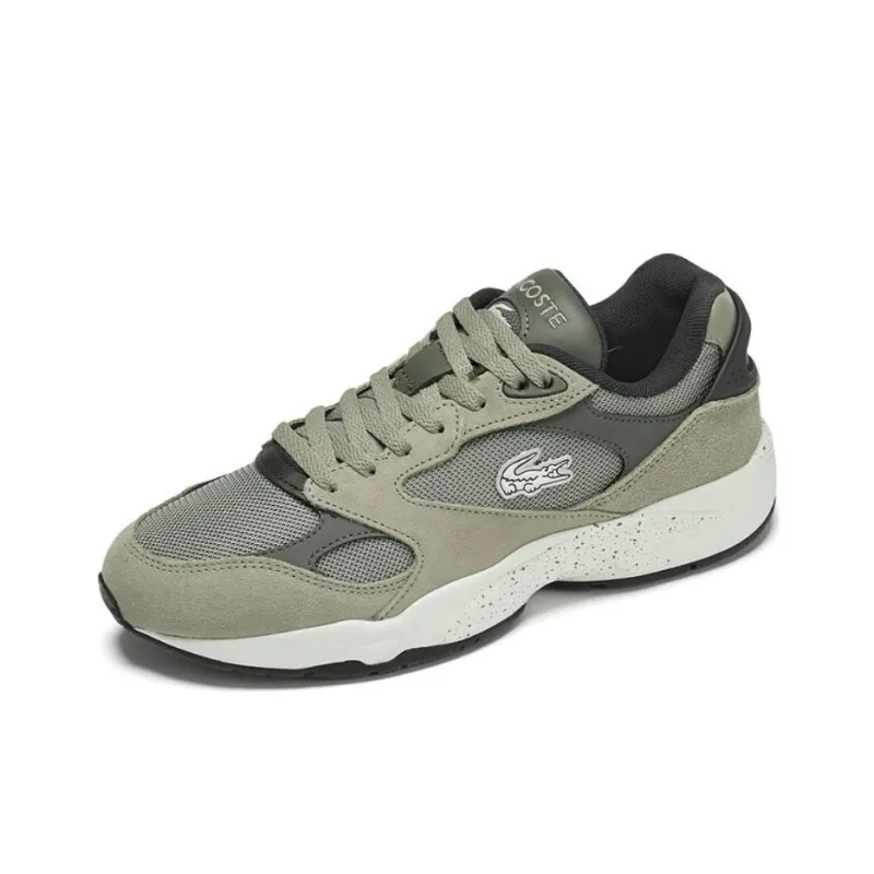 LACOSTE Slip Resistant Low Top Casual Shoes Men's Green-1