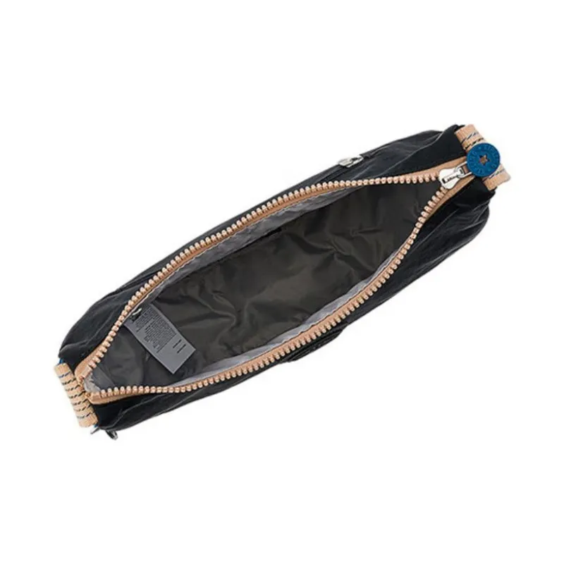 Kipling Polyamide Crossbody Bag, Shoulder Bag Women's Black Beige-3