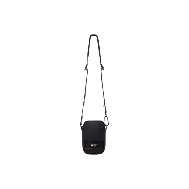 Converse Polyester With Polyurethane Cell Phone Pouch, Shoulder Bag, Crossbody Bag Regular Unisex Black-4