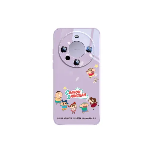 Sen Dog Glass Material Cute Cartoon Phone Cases Applicable To Huawei Mate60Pro/50/40