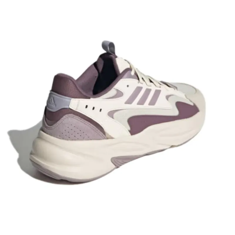 Adidas Ozwave Anti-Slip Wear-Resistant Low-Top Chunky Sneakers Unisex White-2