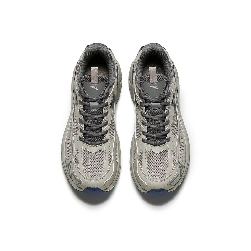 Anta Low Top Running Shoes Men's Gray Brown-2