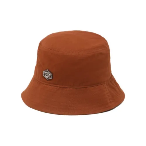 :CHOCOOLATE Cotton Bucket Hats Unisex Red Brown