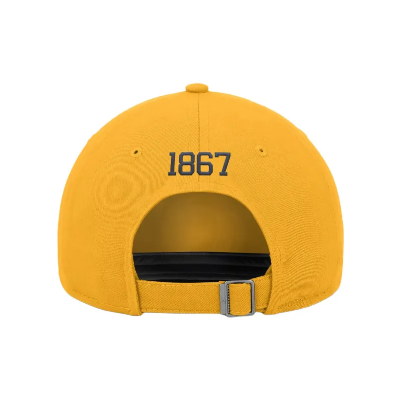 Nike West Virginia Mountaineers Legacy Club Men's Nike Dri FIT College Adjustable Hat-1