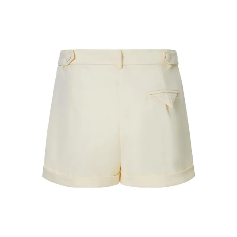 TAMMY TANGS Casual Shorts Women's Apricot-1