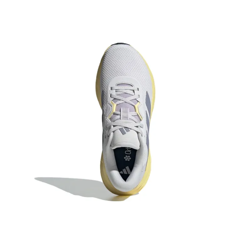 Adidas Galaxy 7 Anti Slip Wear Resistant Low Top Casual Running Shoes Women's Gray White-3