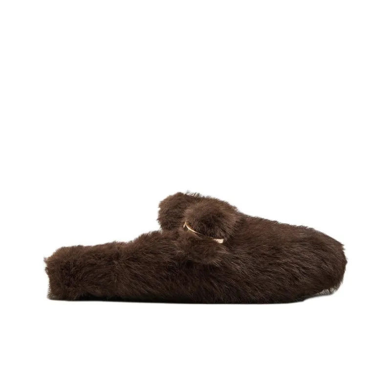 STEVE MADDEN Wrap-toe Slippers Women's Brown-1