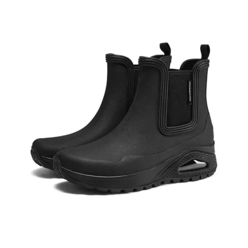Skechers Street Anti Slip Wear Resistant Mid Top Casual Shoes Women's Black-2