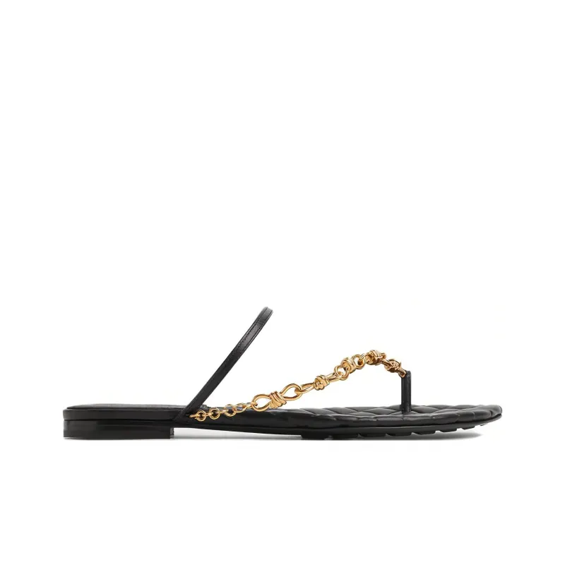 Bottega Veneta Flip Flops Women's Black-1