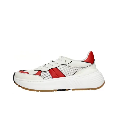 Bottega Veneta Low-Top Casual Shoes Women's White Red