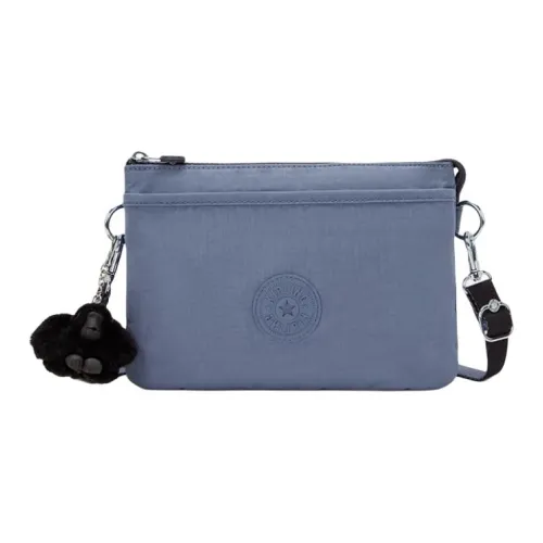 Pinko Polyamide Crossbody Bag, Shoulder Bag Small Size Women's Gray Blue