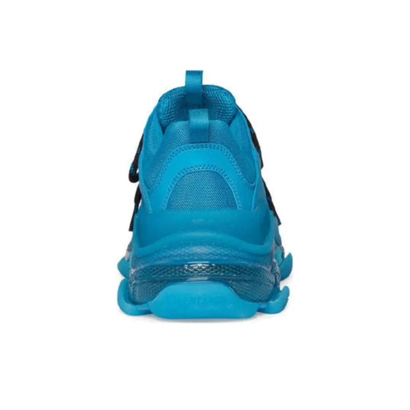 Balenciaga Triple S Clear Sole Teal Blue-3