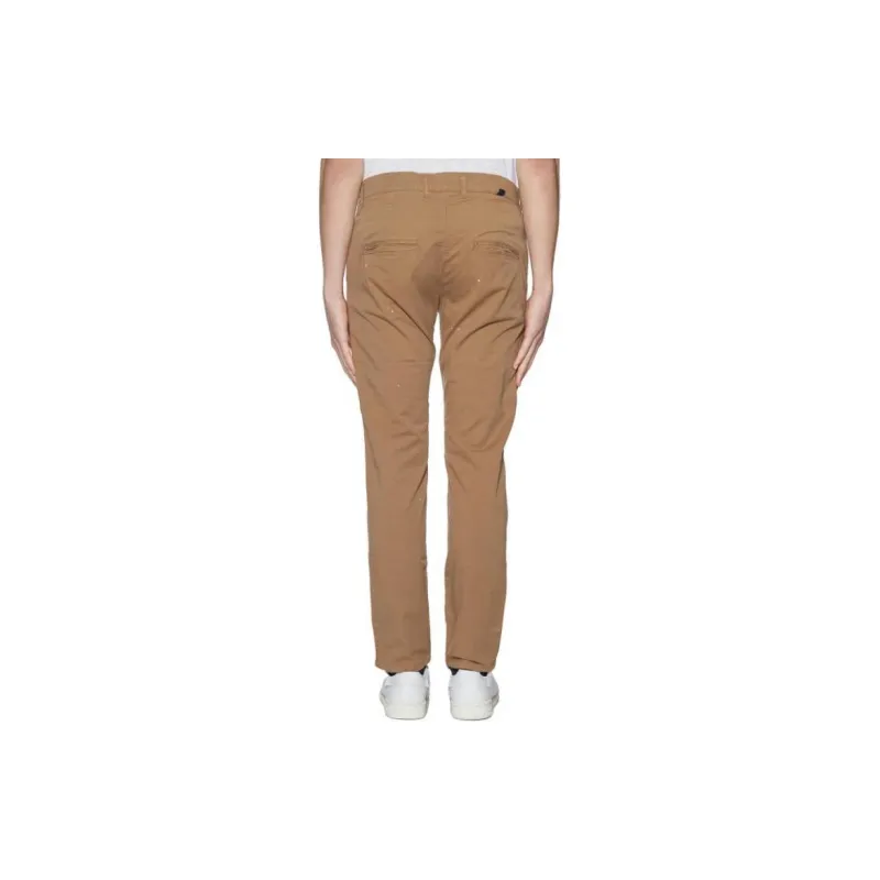 DANIELE ALESSANDRINI Casual Pants Men's Mud-1