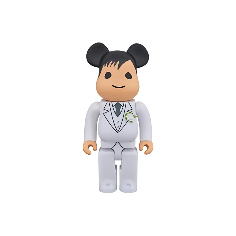 Bearbrick Greeting Marriage 2 Plus White-3