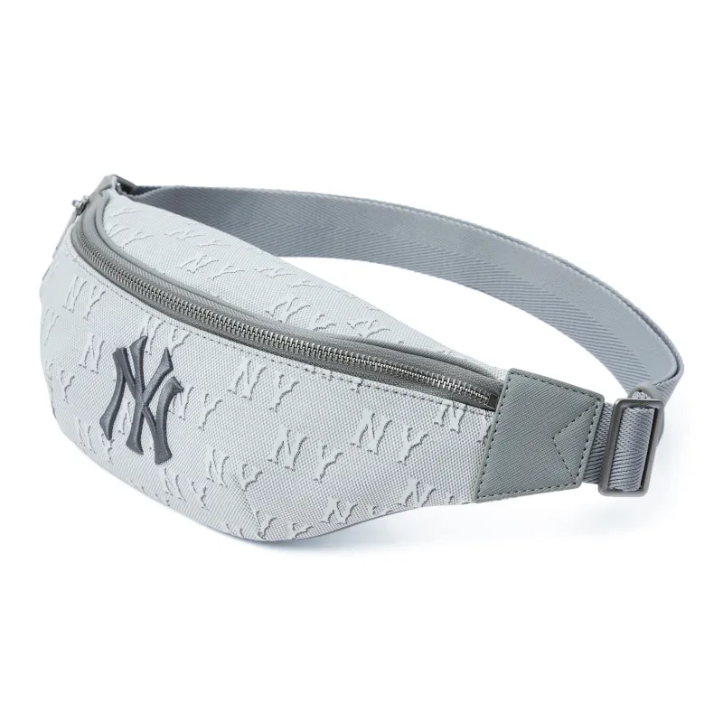 MLB Polyester Combo Bag One Shoulder Crossbody Fanny Pack Regular Unisex Gray-1