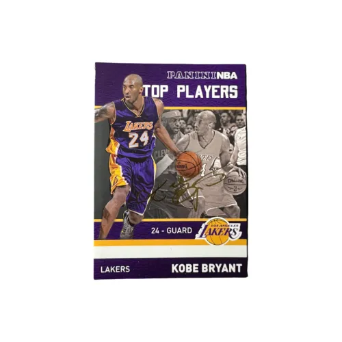 PANINI Lakers Kobe Bryant Black Mamba Gold Pen Signature Rare Card Sports Cards 1 Pc