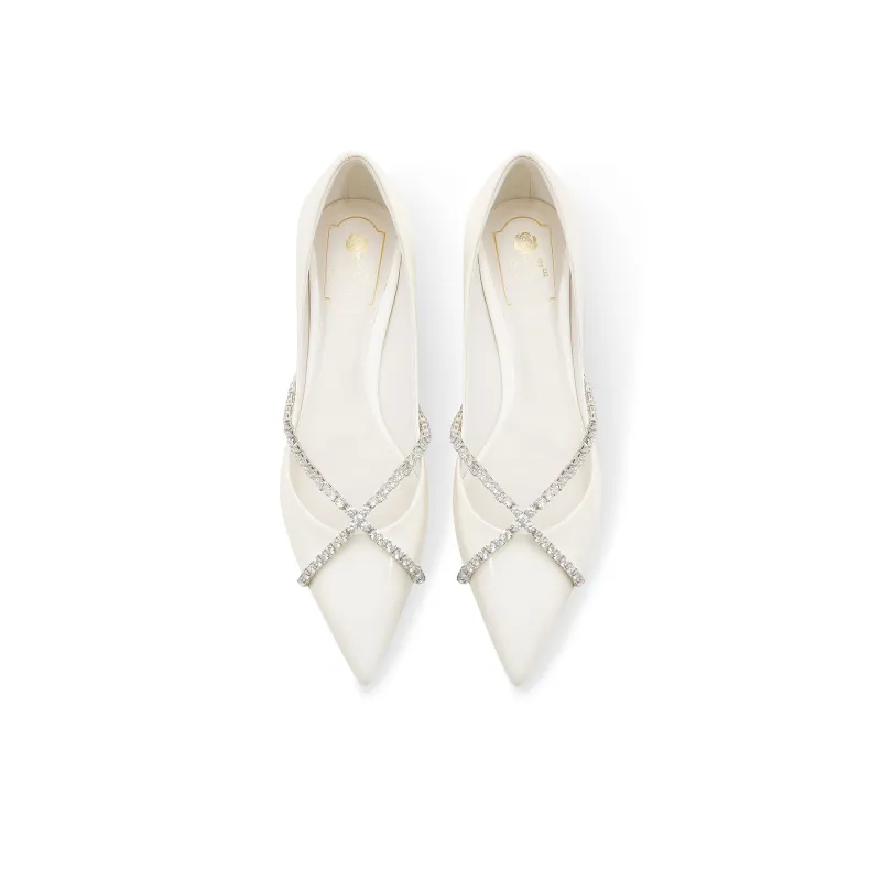 ROSE CASTLE Casual Single Shoes Women's White-2