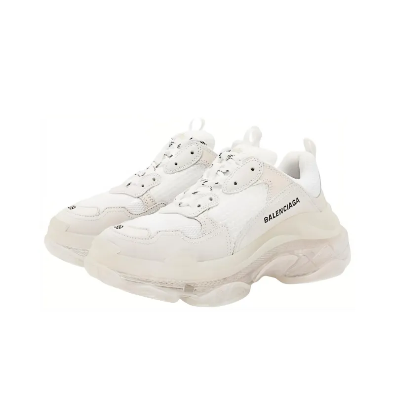 Balenciaga Triple S Clear Sole White-2