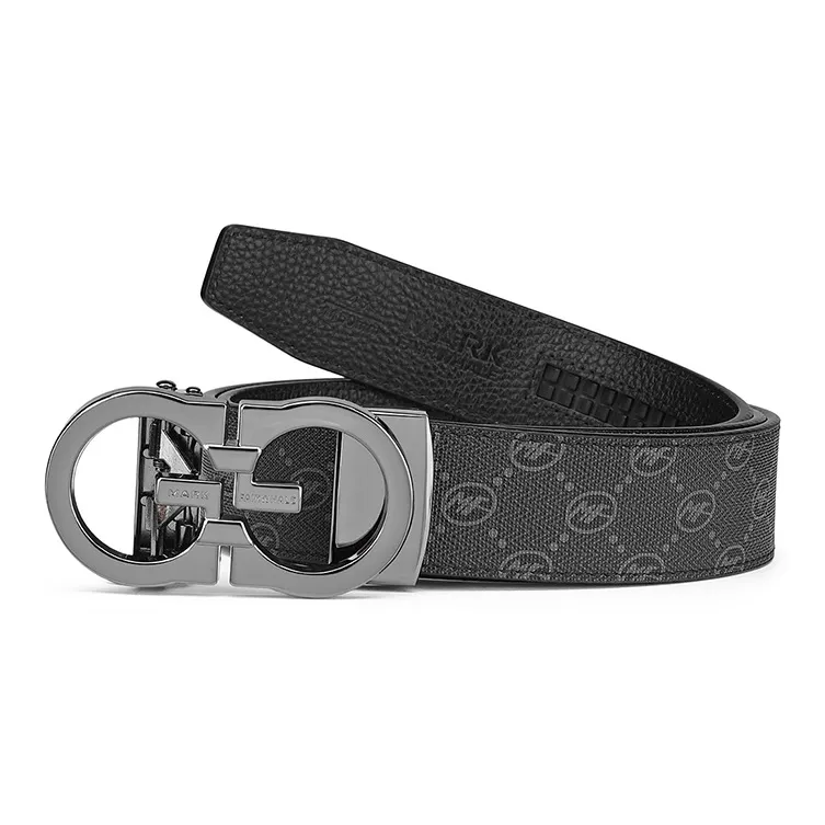 FAIRWHALE Pvc Leather Belts Men's Width 3.5CM-4