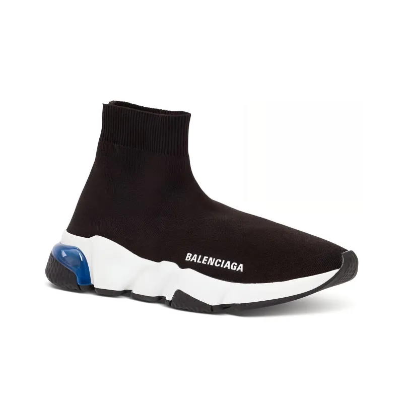 Balenciaga Speed Trainer Black Blue Clear Sole Women's-2