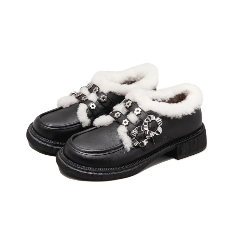Lily Wei Loafers Women's Red Brown/Black-6