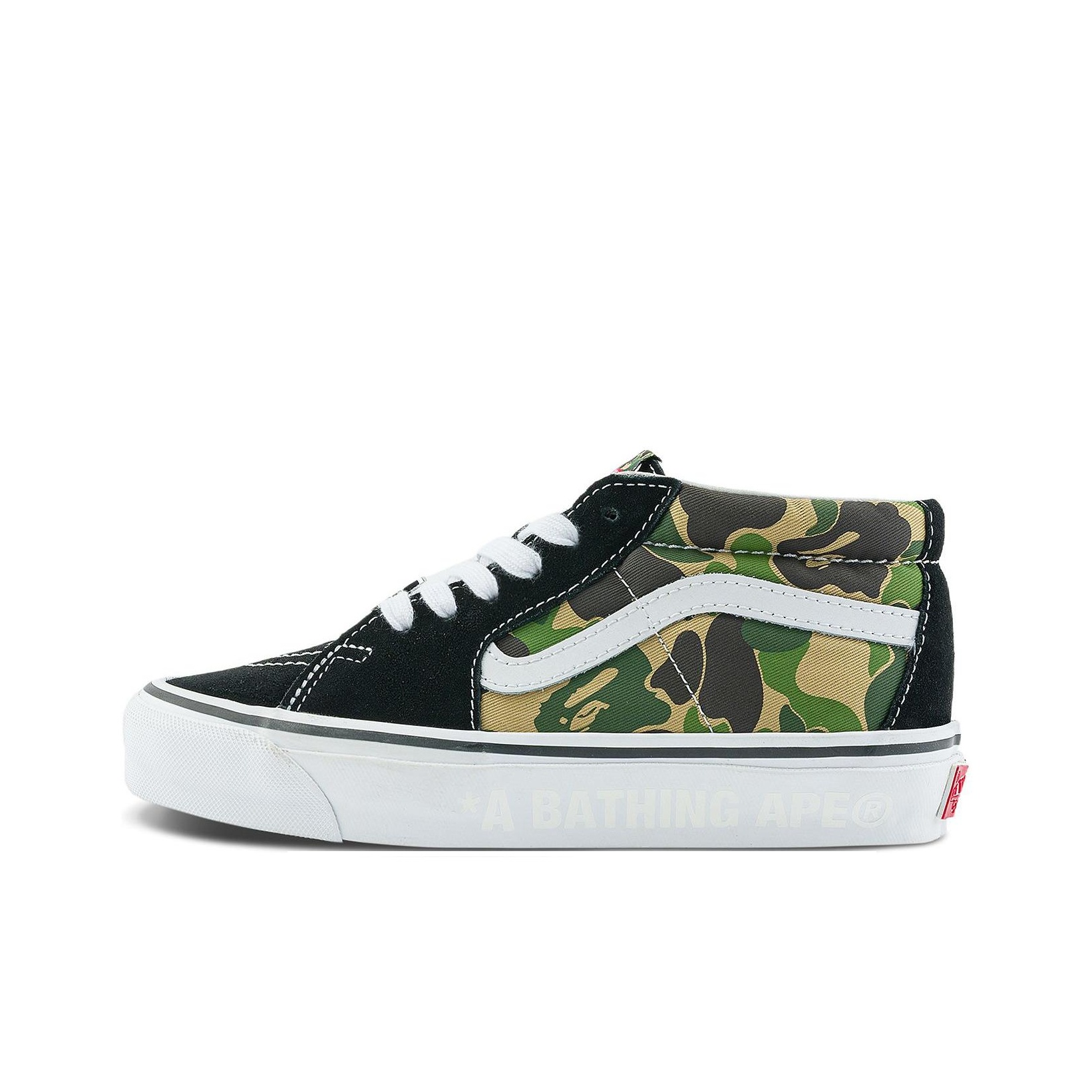 Sk8 BAPE X Vans Mid 83 ABC Camo POIZON