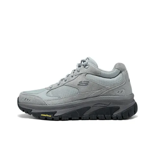 Skechers OUTDOOR MENS Hiking / Trekking Shoes Men Low-Top Gray