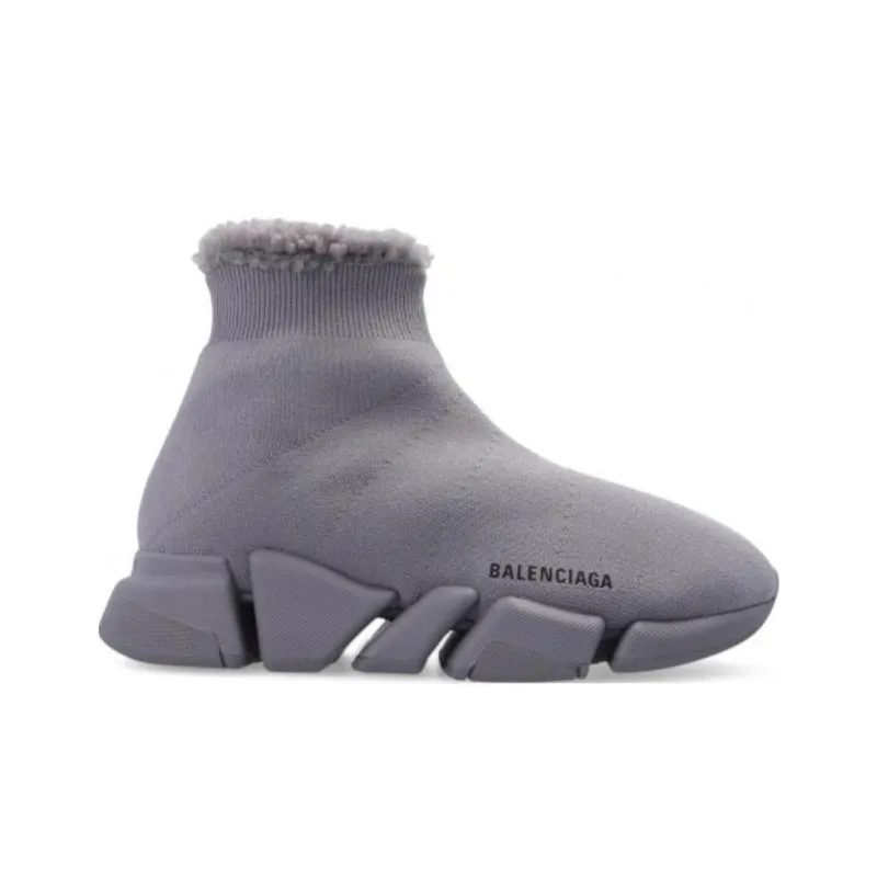 Balenciaga Speed 2.0 Sneakers 'Grey Recycled Knit' Women's-1