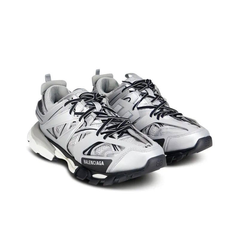 Balenciaga Track Trainer 'Metallic Silver'-2