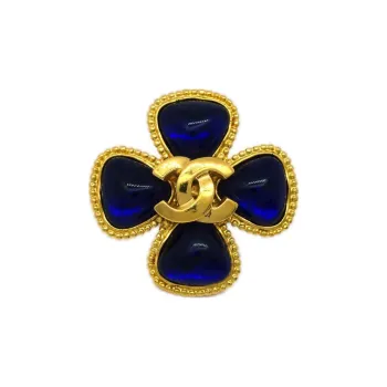CHANEL Pre-Owned 1996 CC Gripoix Brooch