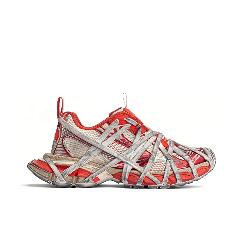 Balenciaga 3XL Extreme Lace Orange Beige Distress-1