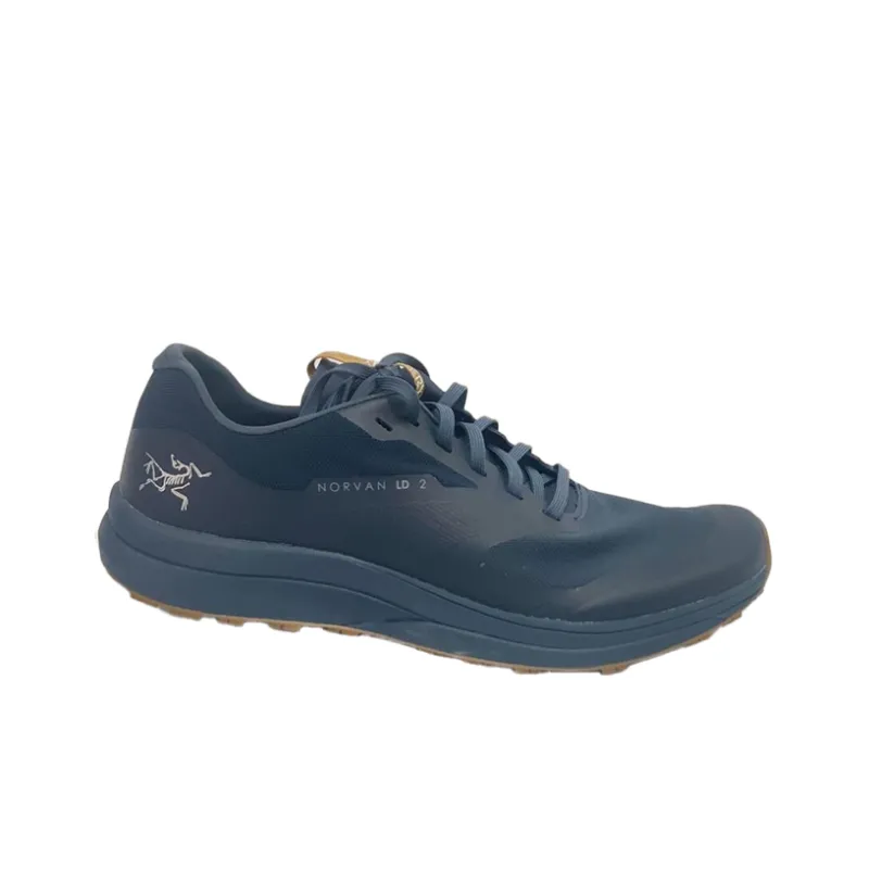 Arcteryx Norvan LD 2 Cushioned Anti Slip Wear Resistant And Water Resistant Low Top Running Shoes Men's Dark Blue-1