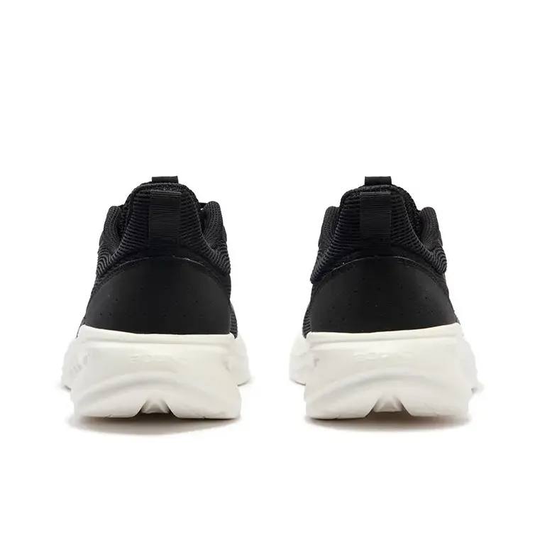 361° Cushioning Breathable Low Top Casual Running Shoes Men's Black White-3
