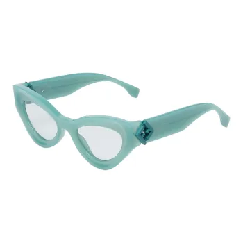 FENDI Acetate Cat Eye Sunglasses Women's Blue