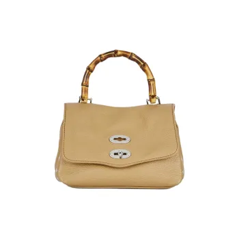 Zanellato Calfskin Shoulder Bag Crossbody Bag Handbag Women's Cappuccino