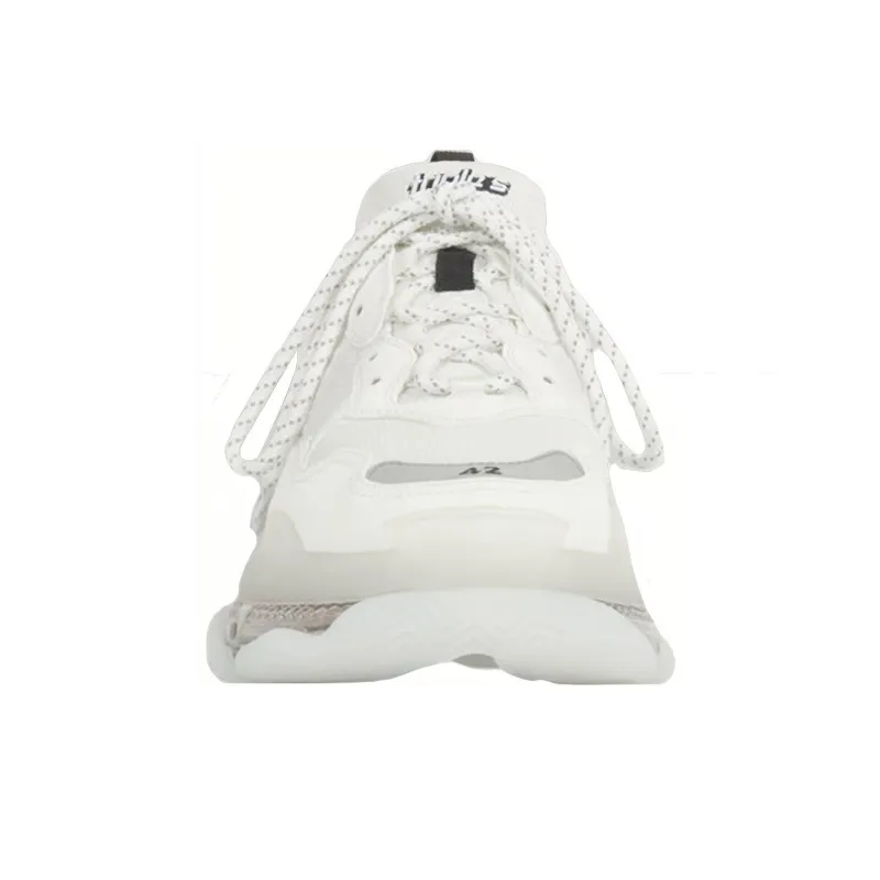 Balenciaga Blalenciaga Triple S Clear Sole White Grey-3