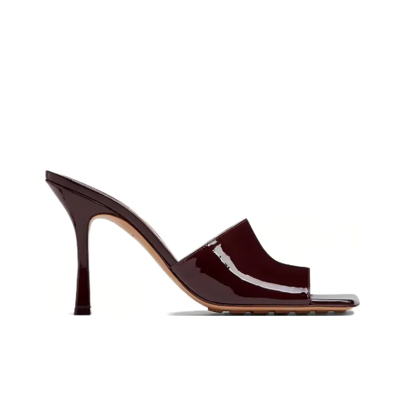 Bottega Veneta Stretch Slide Slippers Women's Brown-1