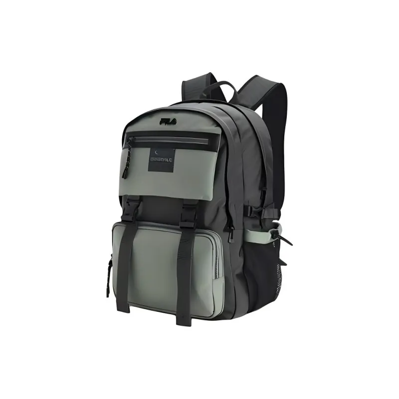 FILA Fabric Backpack Regular Men's Crab Shell Gray-3