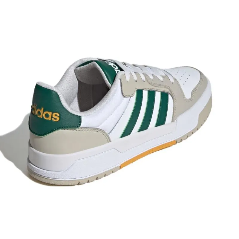 Adidas Wear-Resistant Low-Top Skateboard Shoes Unisex Gray White Green-2