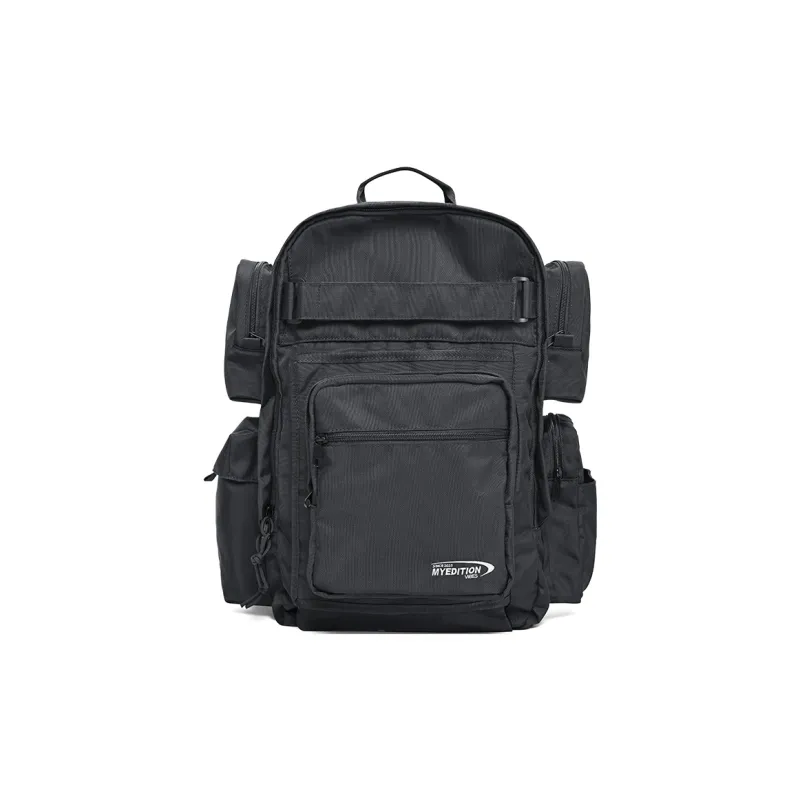 MYEDITION Water Repellent And Wear Resistant Skateboard Backpack, Students Backpack, Backpack Regular Unisex Black-0