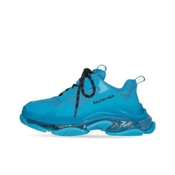 Balenciaga Triple S Clear Sole Teal Blue