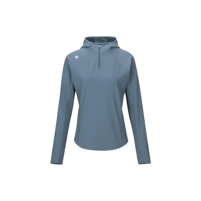 DESCENTE WOMENS TRAINING Collection Knitted Fabric Hoodie Women's-3