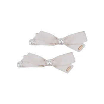 BABYBEI Side Bangs Clip Elegance Advanced Elegant Bowknot Hair Accessories Women's