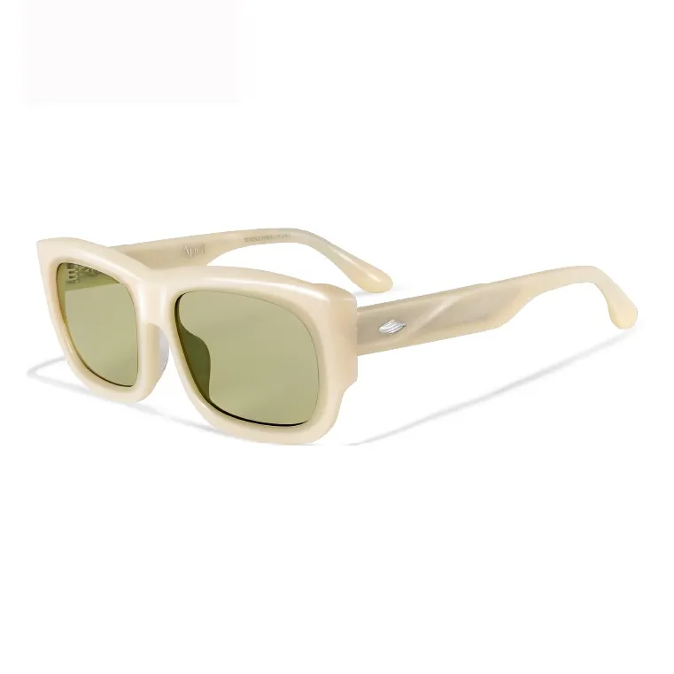 APRIL Plate Frame Square Sunglasses Unisex-13
