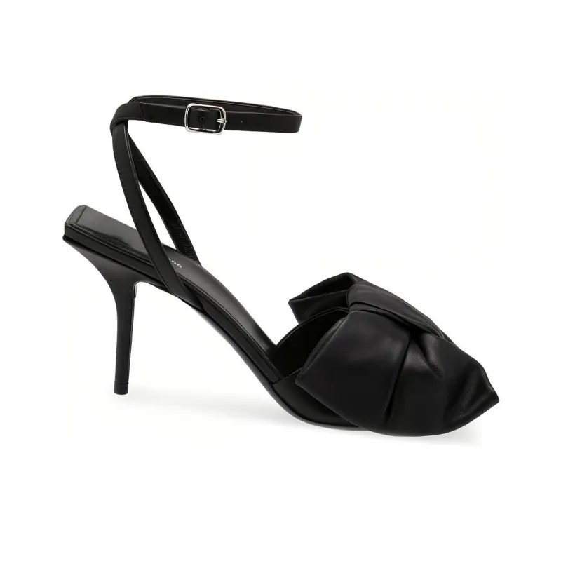 Balenciaga Knife One Strap Sandals Women's Black-1
