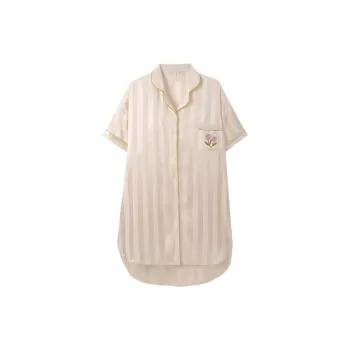 OUSHIBO Nightgown Women's Apricot